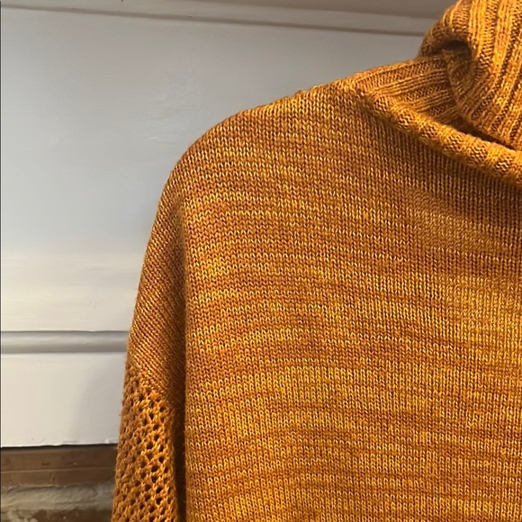 Allison Brittney Cowl Neck Sweater - Warm Orange - Picture 5 of 6